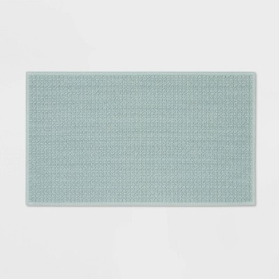 20"x34" Antimicrobial Bath Rug Aqua - Threshold™ | Target