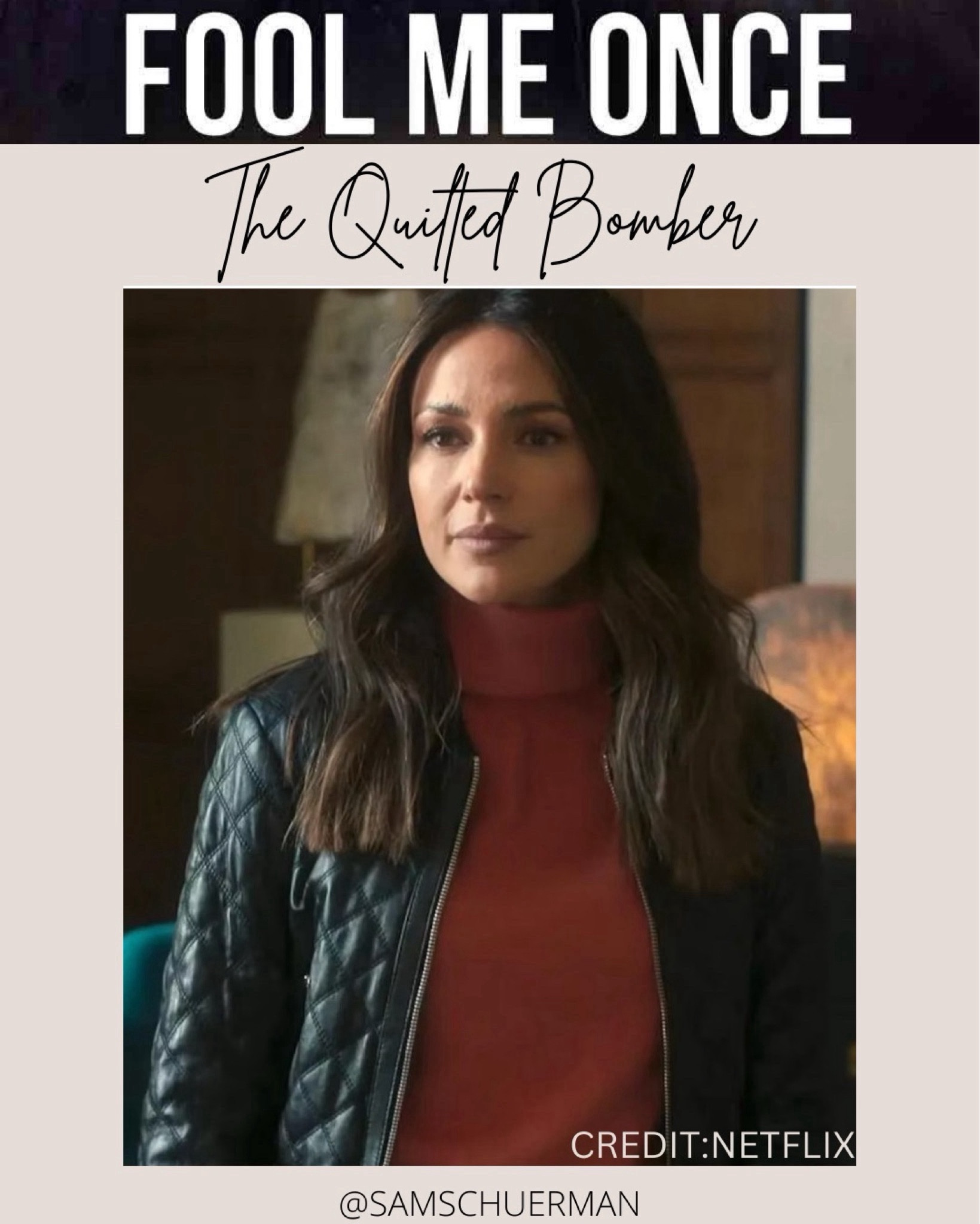 Netflix Fool Me Once Outfits: The Quilted Bomber 

#LTKfindsunder50 #LTKfindsunder100 #LTKstyletip