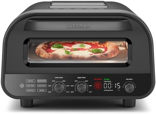 CHEFMAN Indoor Pizza Oven - Makes 12 Inch Pizzas in Minutes, Heats up to 800°F - Countertop Elec... | Amazon (US)