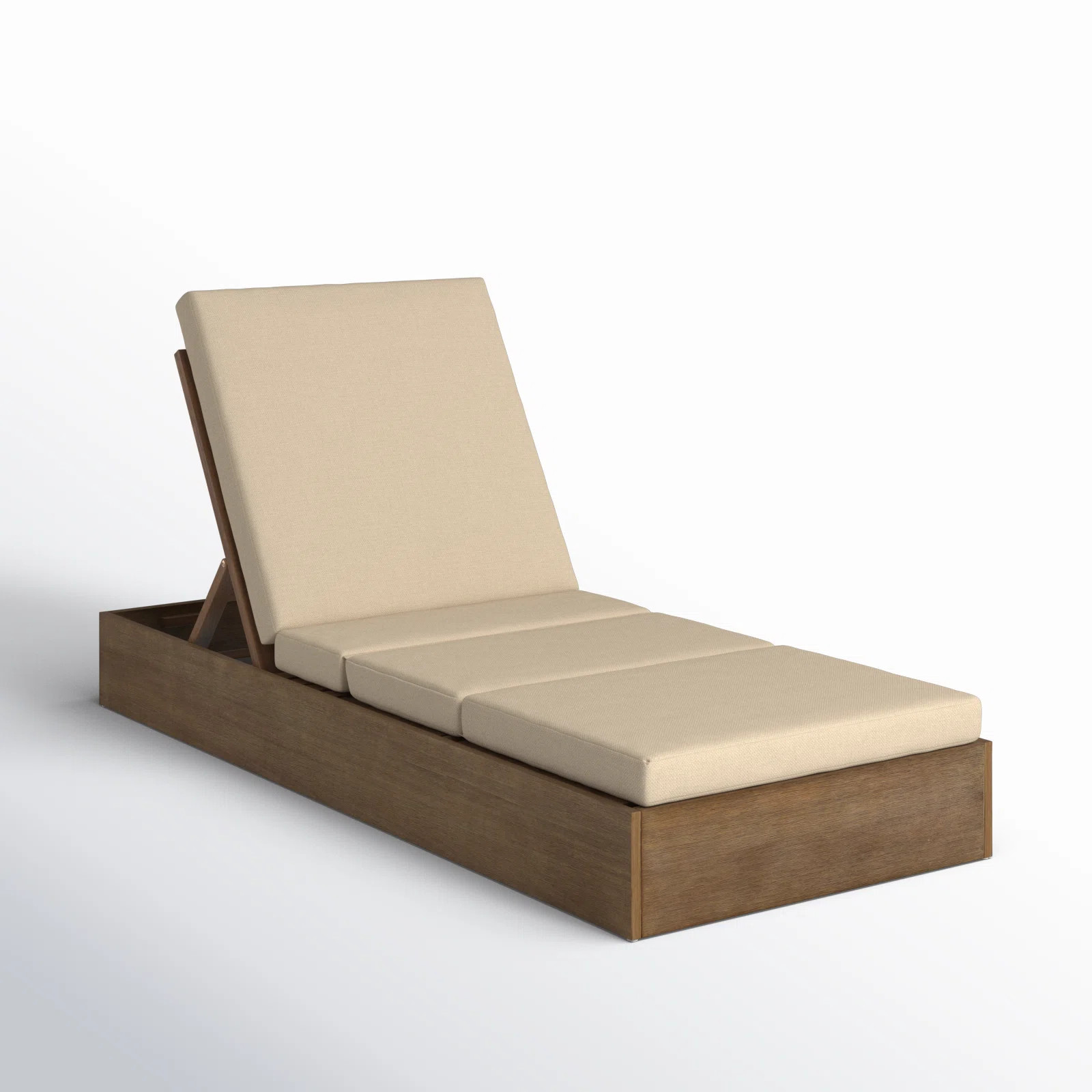 Fatima Outdoor Eucalyptus Chaise Lounge | Wayfair North America