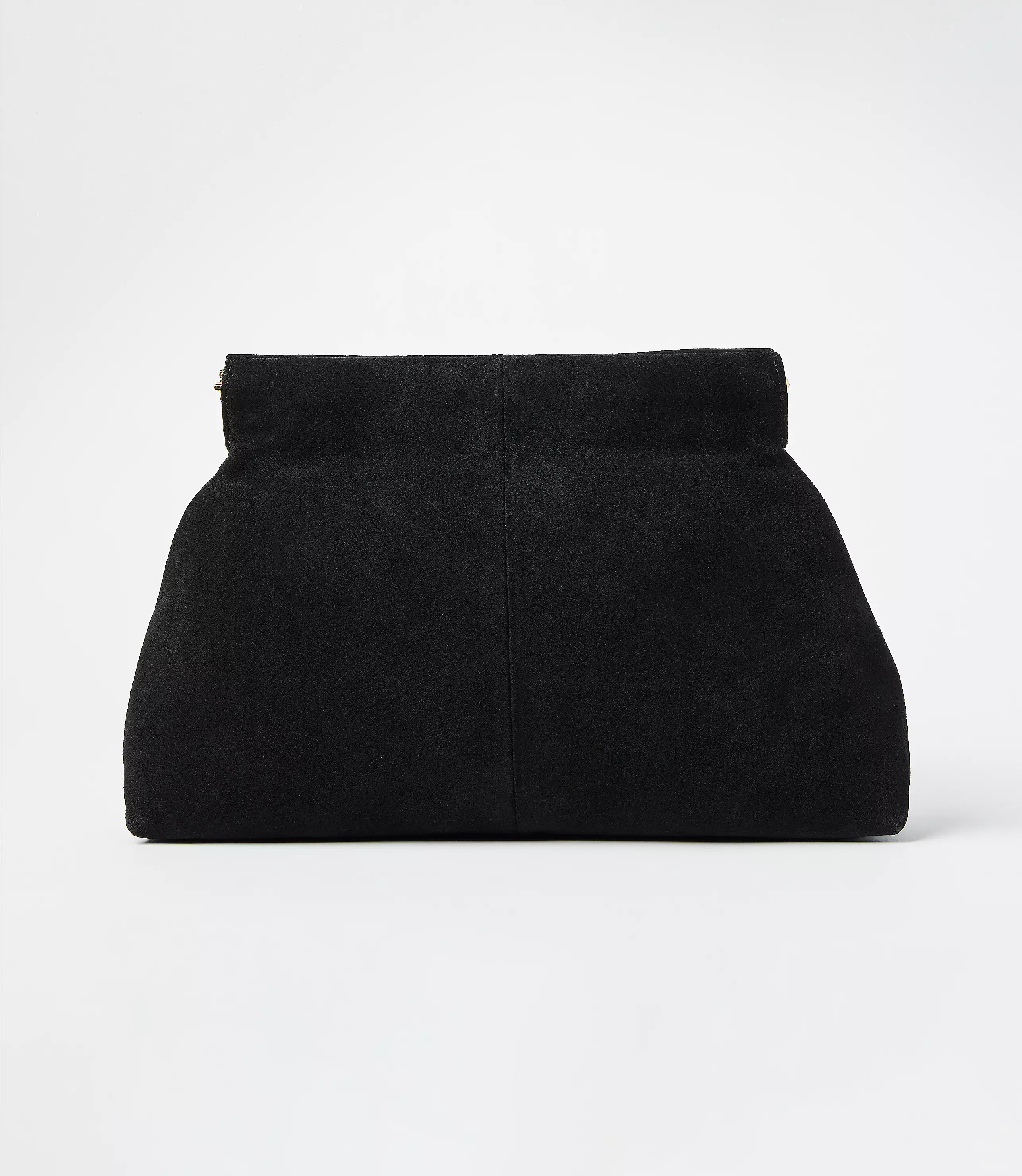 LOFT Versa Oversized Suede Clutch Bag | LOFT