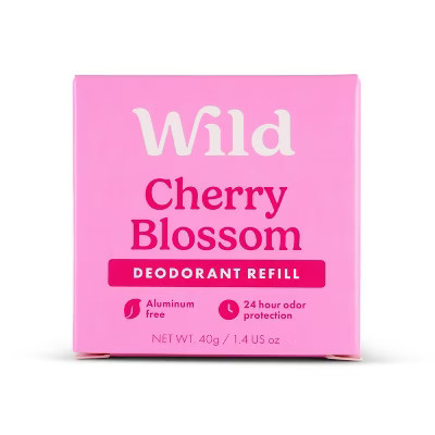 Wild Cosmetics Cream Deodorant Refill - Cherry Blossom - Aluminum-Free 1.4oz | Target