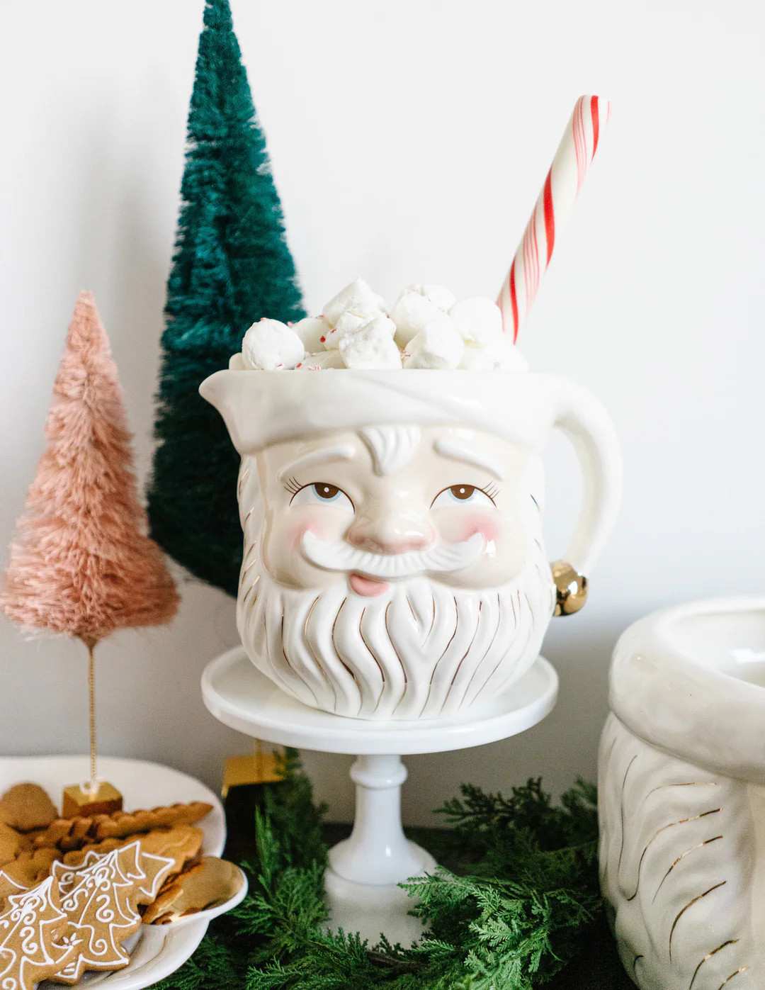 Papa Noel Pitcher | Pink Antlers