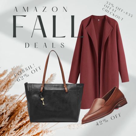 Getting your closet ready for fall? Amazon has some amazing deals on fall staples right now. This entire outfit is under $200 and your getting 3 great pieces you can mix and match all season long! 

#LTKSeasonal #LTKsalealert #LTKFind