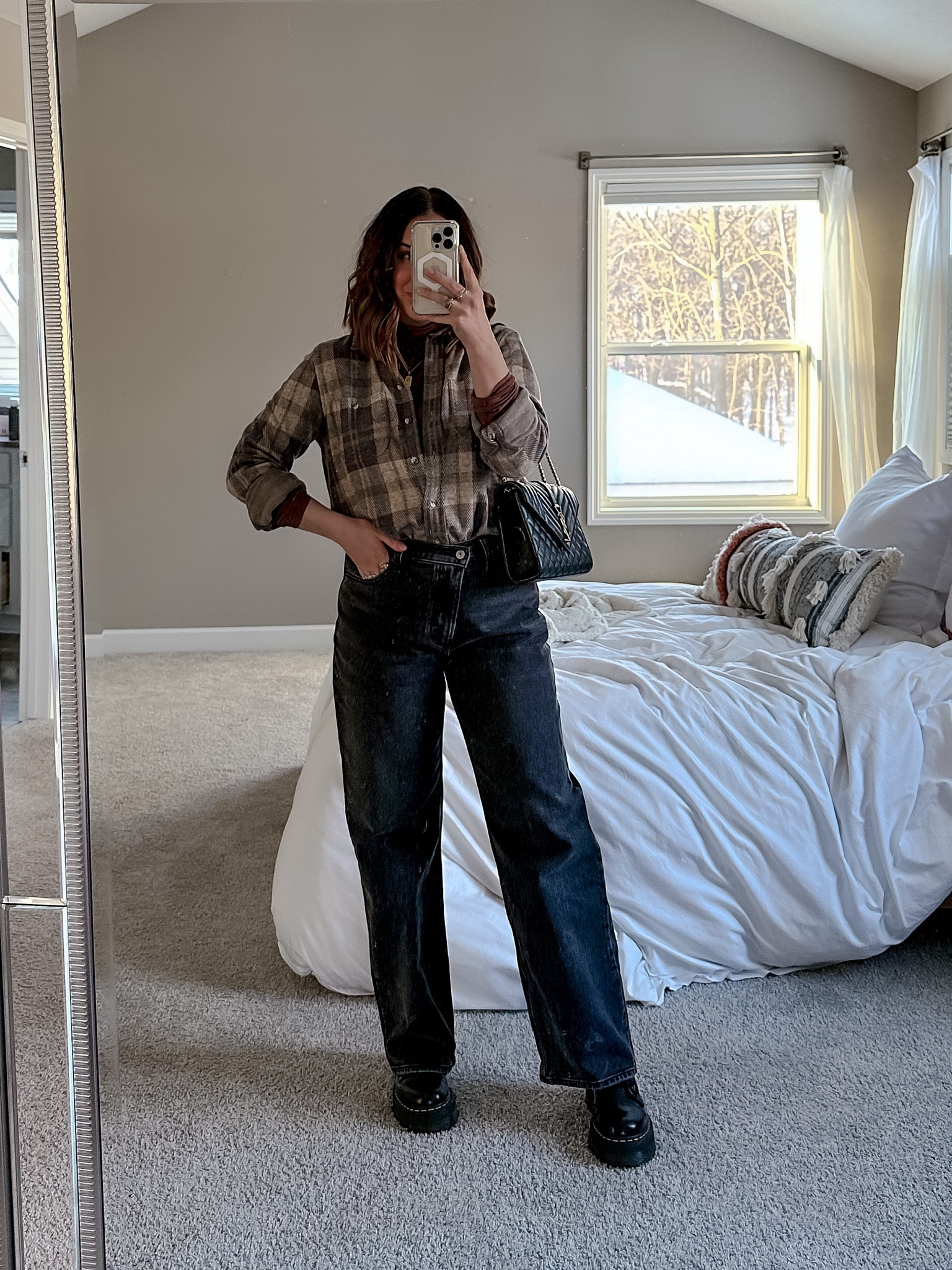 Casual weekend outfit for a brewery! Denim on sale! Medium tops, 28 short denim, doc martens are true to size

#casualoutfit #jeans #boots

#LTKsalealert #LTKshoecrush #LTKSeasonal