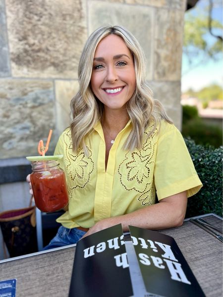 Love a delicious breakfast! Received so many compliments on this top! Perfect for spring, summer, and you’ll see me wearing it on Cinco de Mayo 🥂

#LTKfindsunder50 #LTKFestival #LTKSeasonal