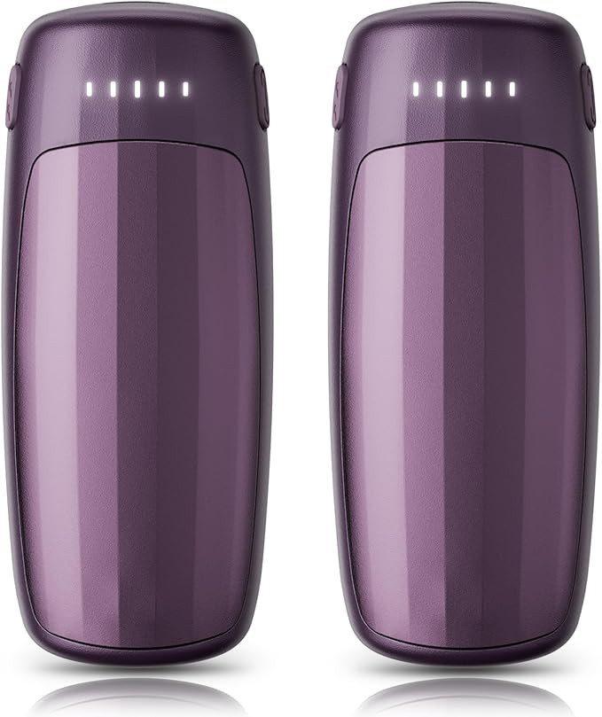 Rechargeable Hand Warmers 2 Pack, Electronic Handwarmers with 5 Levels Heat, Max 131℉ Fast Heat... | Amazon (US)