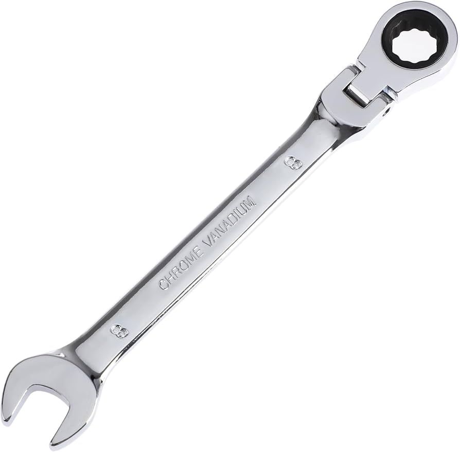 Pilida 8mm Ratcheting Wrench Flex Head: 12Pt Ratchet Combination Wrench Chrome Vanadium Steel Met... | Amazon (US)