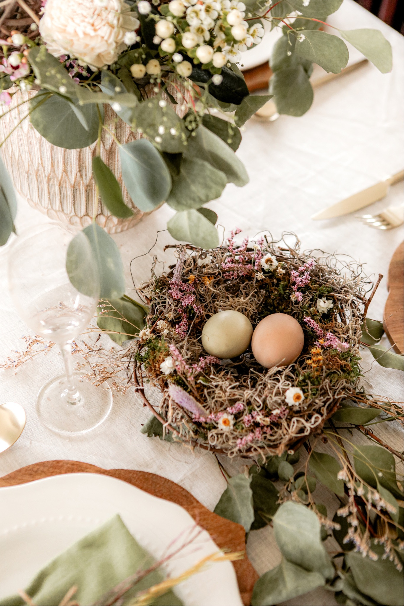 DIY spring decor for a beautiful natural look! Perfect for an Easter table too! 

#LTKfamily #LTKhome #LTKSeasonal