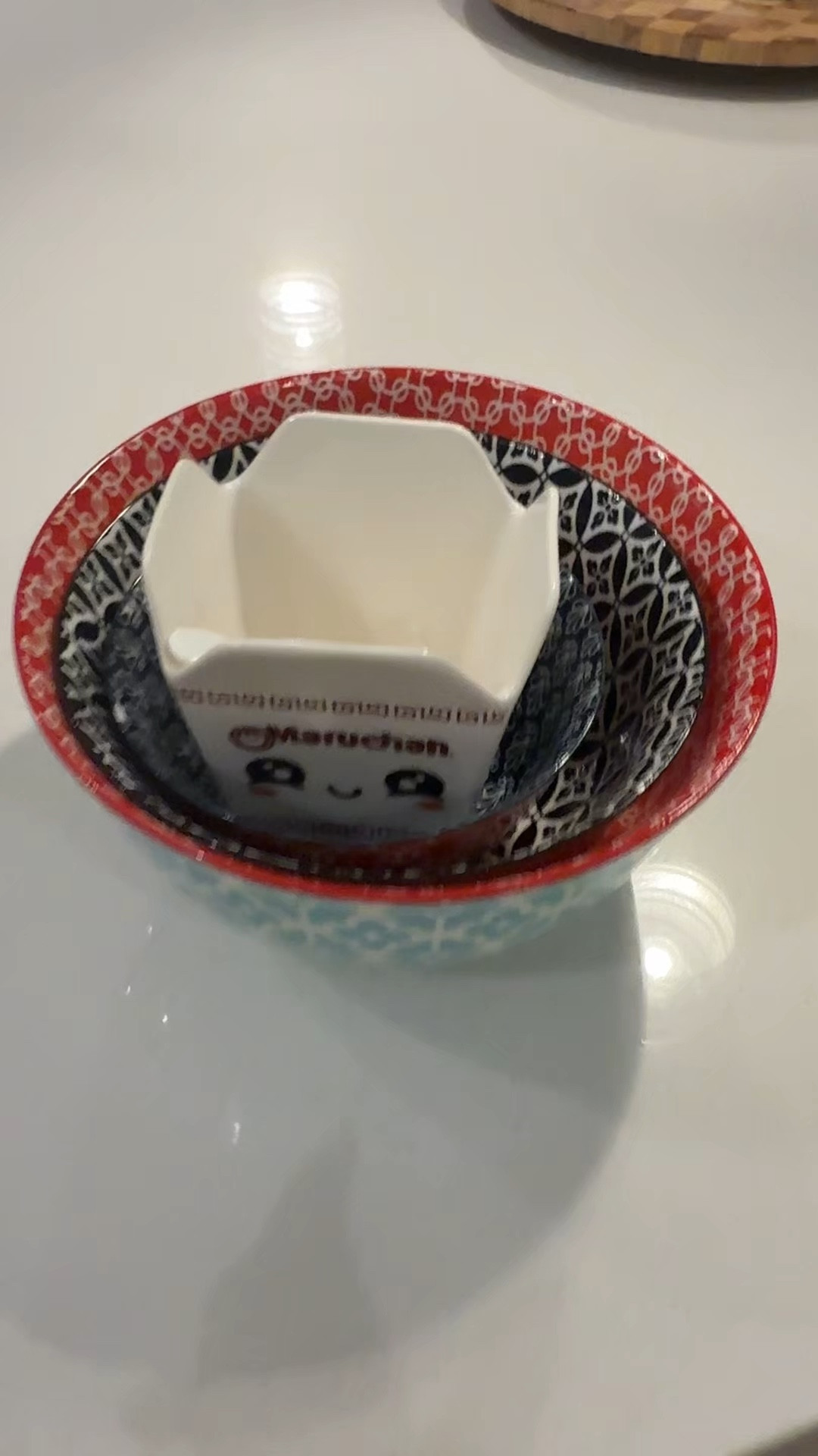 Set of 3 ceramic mixing bowls 🥣 3 sizes big, medium and small. I love love love the patterns and color combos 

#LTKFindsUnder50 #LTKHome