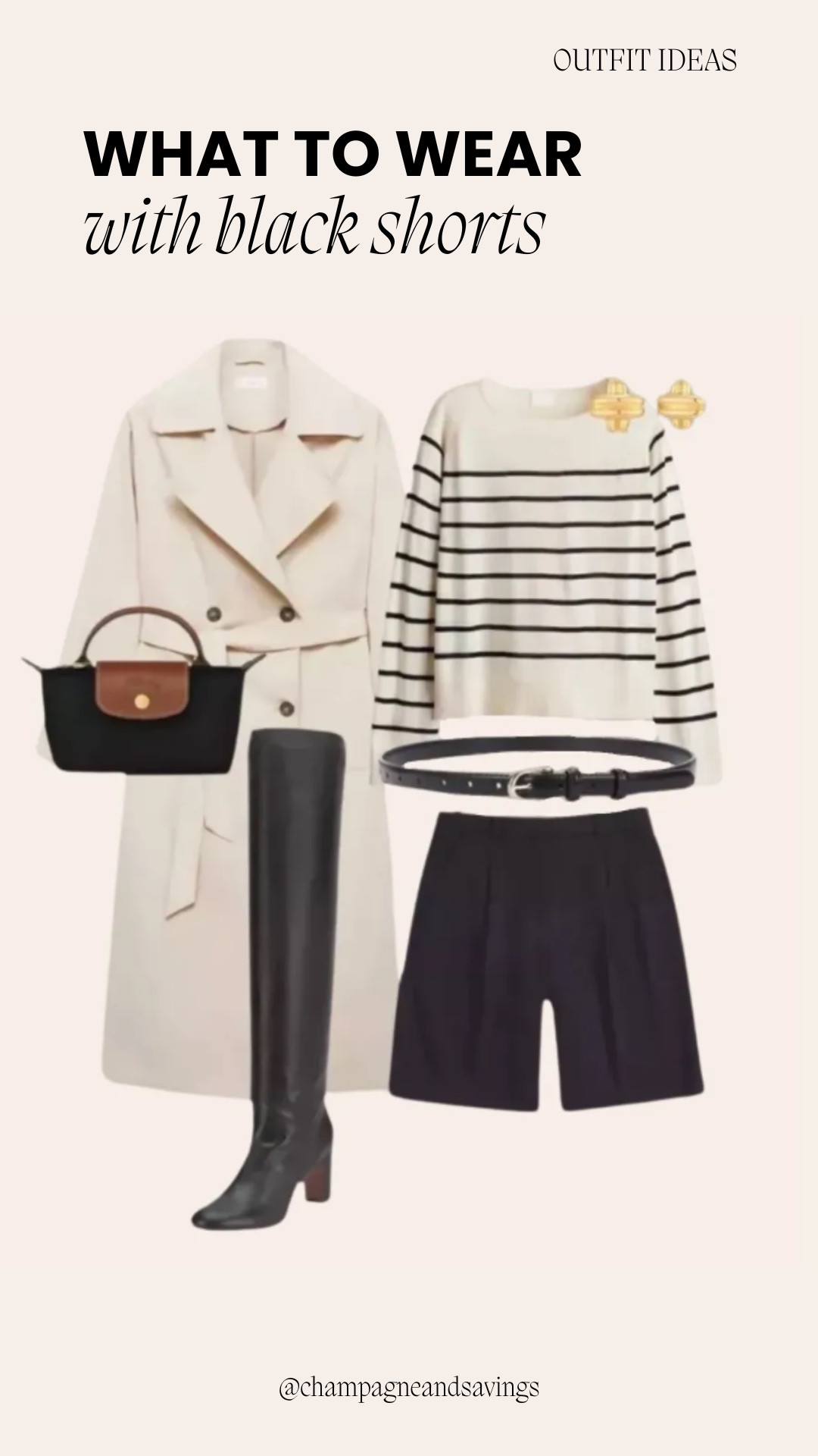 Black shorts outfitts

#LTKootd