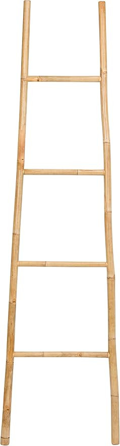 Statra Bamboo Bath Towel Ladder Rack 6 Ft, 72 x 20 x 2 Inches, Natural | Amazon (US)