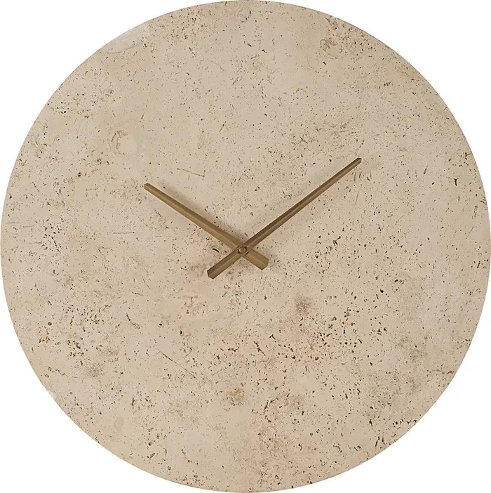 Fusion Natural Wall Clock | Nordstrom