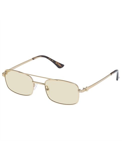 Luv Lou the Rocky Gold Aviator Sunglasses | David Jones | David Jones (Australia & New Zealand)