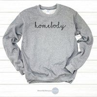 Homebody Sweatshirt-Winter Sweatshirt For Women-Fleece Sweatshirt-Homebody Women-Warm Cozy Sweater-W | Etsy (US)