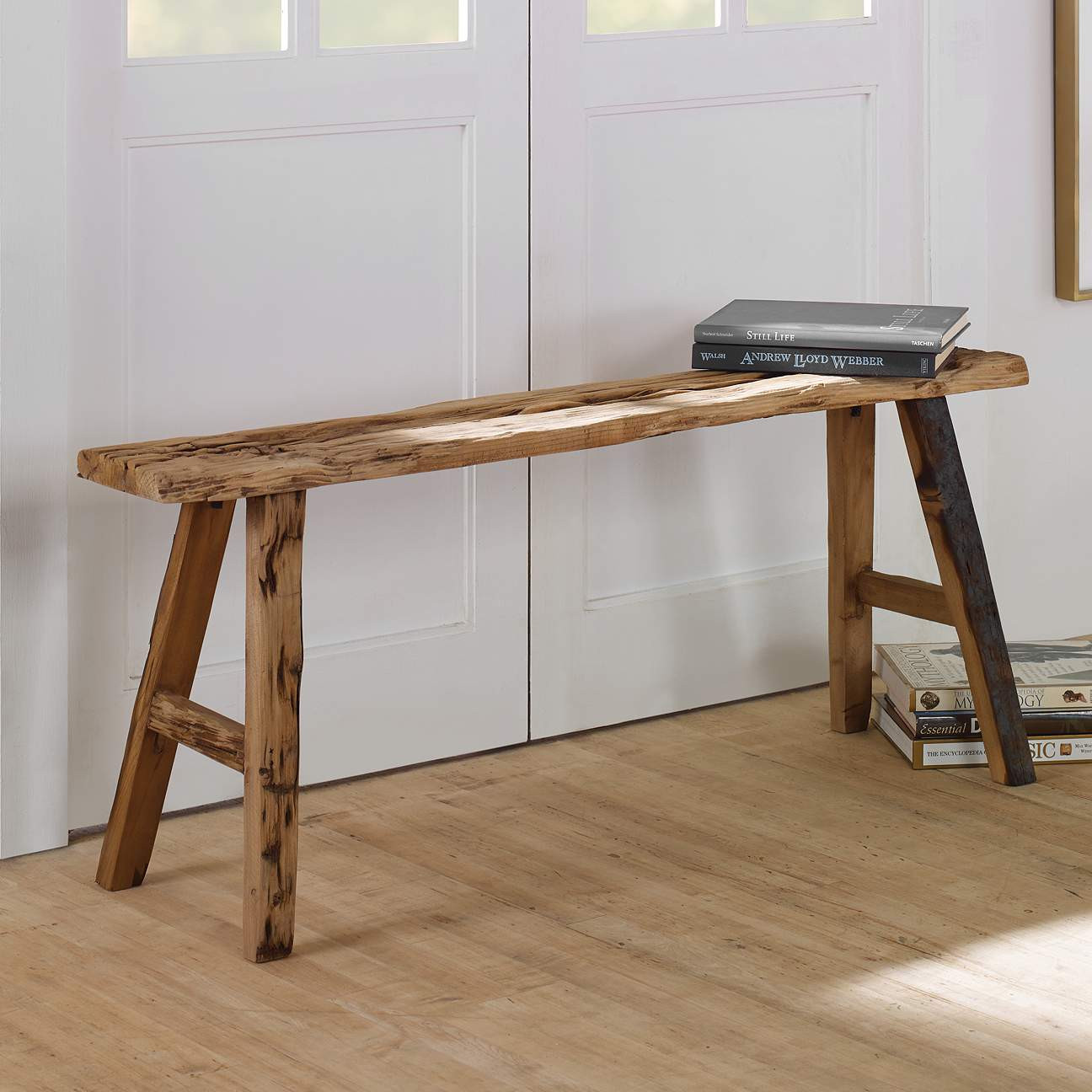 Uttermost Paddock 50" Wide x 20" High Rustic Bench | Lamps Plus