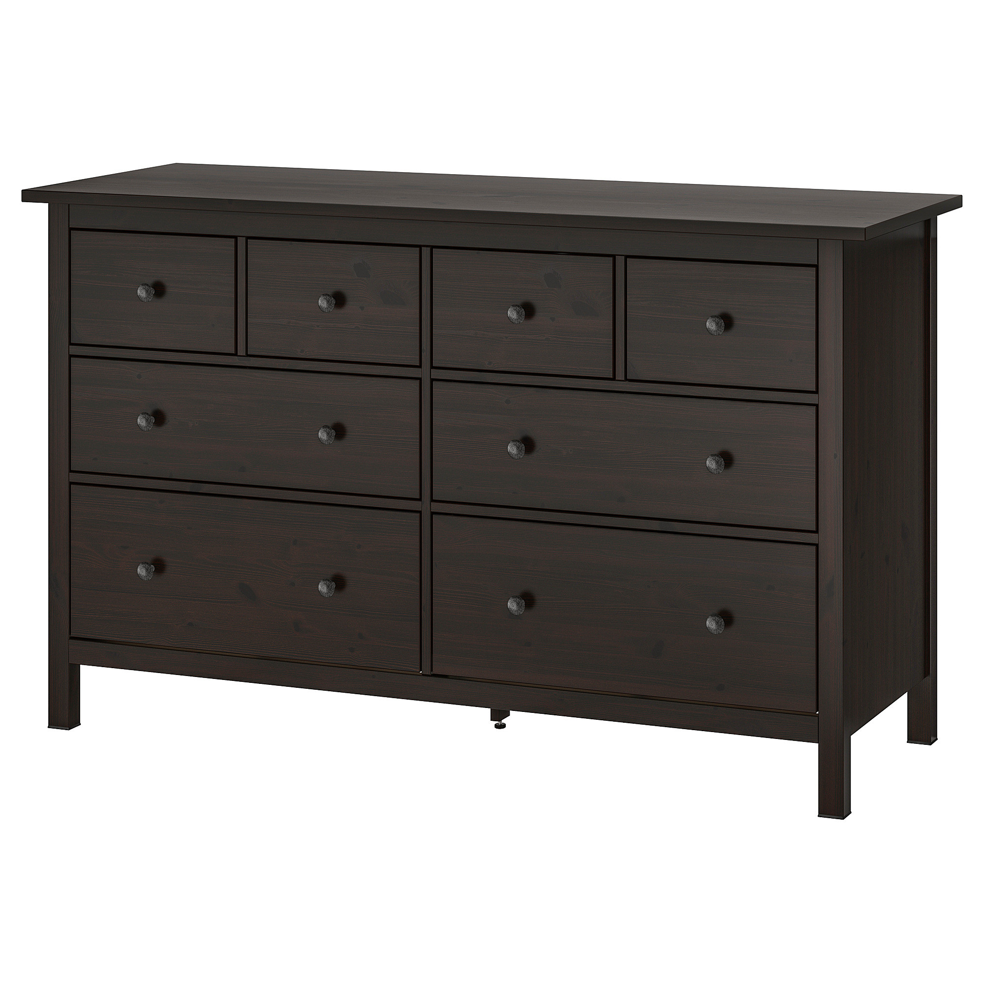 HEMNES Kommode mit 8 Schubladen, schwarzbraun, 160x96 cm - IKEA Deutschland | IKEA (DE)