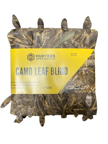 Hunters Specialties Camo Leaf Blind - Hunting Durable Lightweight Quiet Realistic Concealment Camouflage Accessory, MAX 5, 56 in X 12 FT | Amazon (US)