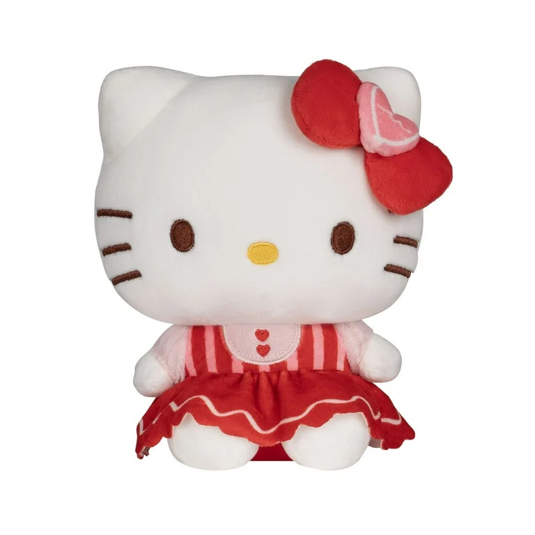 Hello Kitty® and Friends - 8 inch Hello Kitty® Valentine’s Plush - Officially Licensed Sanrio... | Walmart (US)