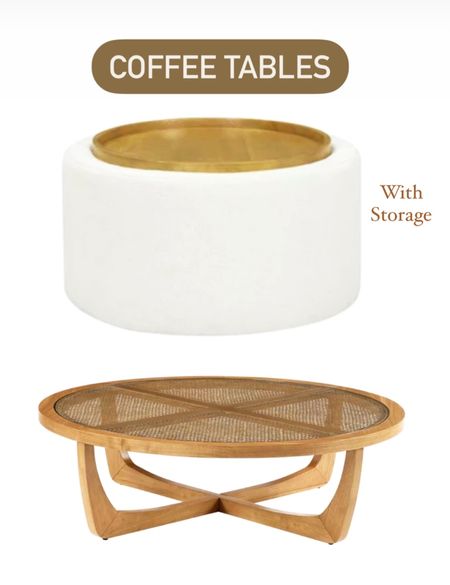 Round coffee tables, affordable home decor, living room decor, coffee table with storage

#LTKstyletip #LTKhome #LTKSeasonal