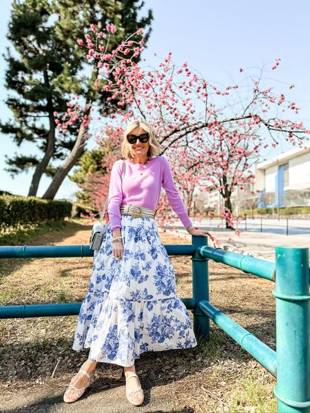 One of my favorite outfits from the trip! Wearing an XS in the skirt and sweater! Perfect for spring 

Loverly Grey, spring outfit idea

#LTKSeasonal #LTKstyletip