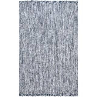 nuLOOM Courtney Braided Blue 6 ft. x 9 ft. Indoor/Outdoor Patio Area Rug HJFV11D-609 - The Home D... | The Home Depot