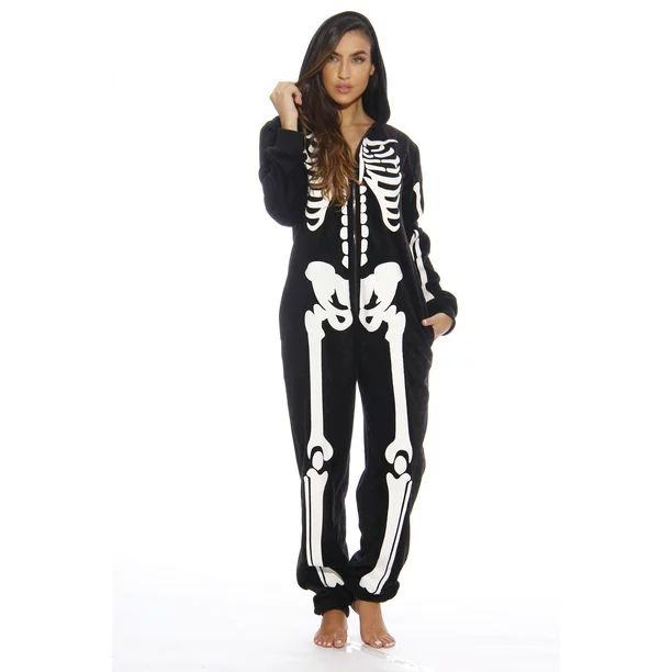 Just Love Skeleton Adult Onesie / Pajamas | Walmart (US)