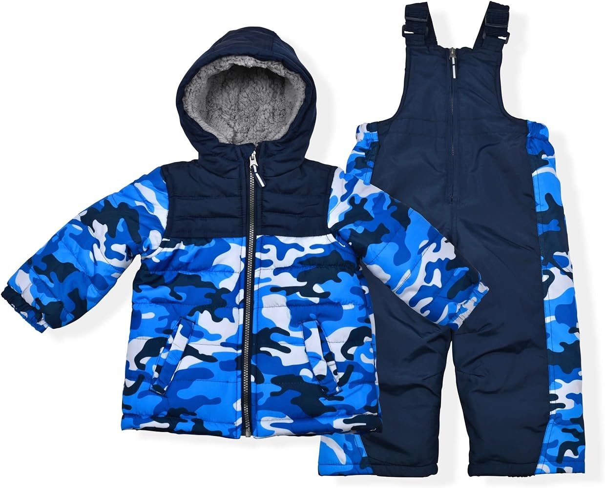 Arctic Quest Infant & Toddler Boys Ski Jacket and Snowbib Snowsuit Set | Amazon (US)