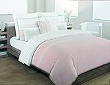 Tahari Bedding 3 Piece Full / Queen Duvet Cover Set Retro Pattern Pink and White Thinner and Thicker | Amazon (US)