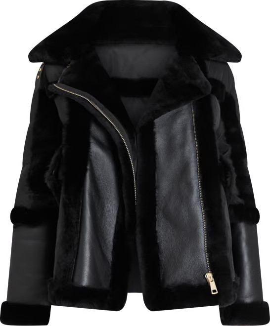 Garnier Shearling Trim Coat | Bloomingdale's (US)