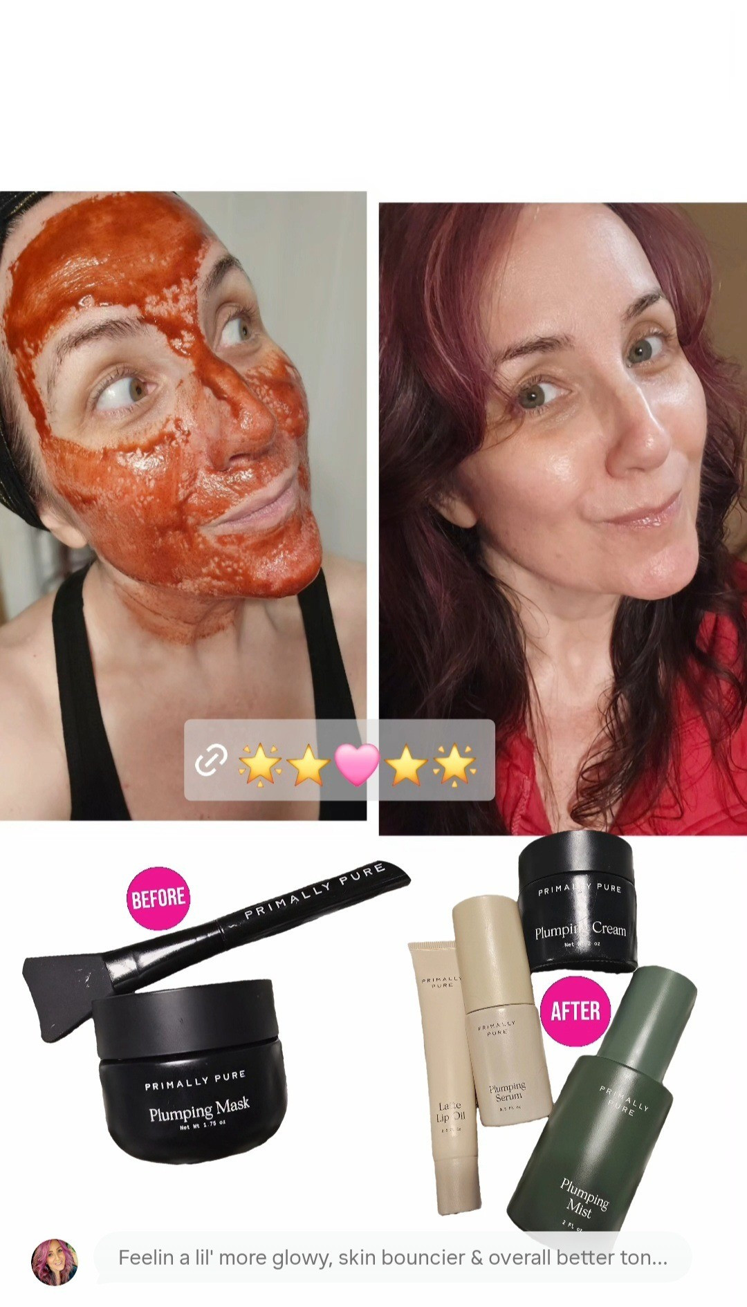 Primally pure plumping mask & mask brush. Washed off 25 min later. Applied some plumping cream, latte lip 💋  oil,  plumping serum & plumping mist. Feeling overall: bouncier skin, a more even tone, fresher in that extra hydrated way & my face feels like after I just got a facial at my fave spa salon ...  tighter & more glowy #over40 over50 primally pure skincare mature face (sidenote: I used to have dry skin but since using PP, I feel like my face is softer, more bouncy, less red ness than before & no dry patches like I used to have. 🌟⭐️🌟 ) ●●● 11 days ago I got the filterbaby filter for my master bedroom bathroom AND I'M Soooooo glad I finally got it! Highly highly recommend + it was really easy to install too 👏❣️👏 & yes i can def tell a difference. If you have hard water, youll love it too!!! #ingredients in appreciate #low no toxic natural pure ingredients #hydrating #home everyday lifestyle galentines valentines gift ideas for her #faves I love, buy for others & recommend ❤️ #almost 53 yrs old 🙌🩷🫶 hoodie #cotton tanks everyday easy comfy lifestyle casual 

#LTKValentine #LTKselfcare #LTKBeauty
