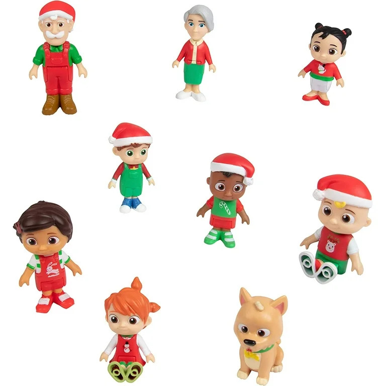 Jazwares CoComelon Holiday Advent Calendar for Kids, 24 Piece Gift Playset - Set Includes Articul... | Walmart (US)