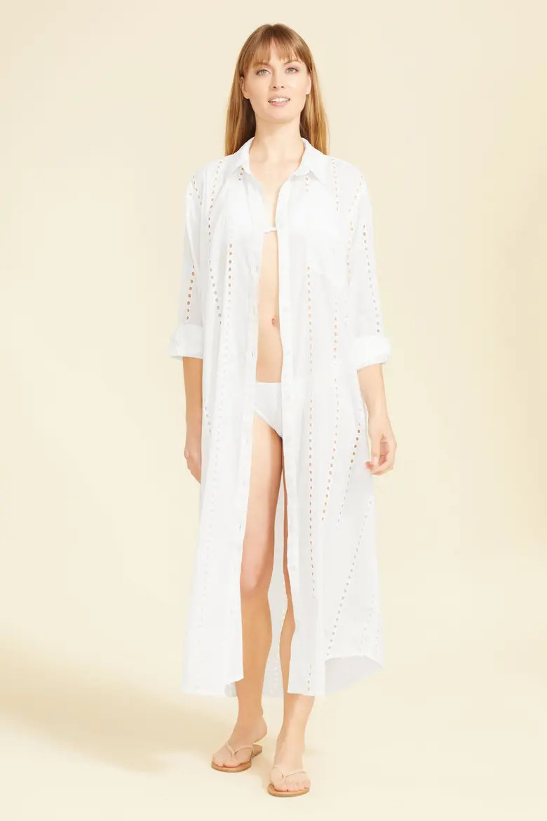 Positano Maxi Shirt Dress Cover-up (Women) | Nordstrom | Nordstrom