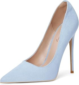 Elisabet Tang High Heels, Women Pumps Pointed Toe Stilettos 4.7 inch/12cm Sexy Heels Party Shoes | Amazon (US)