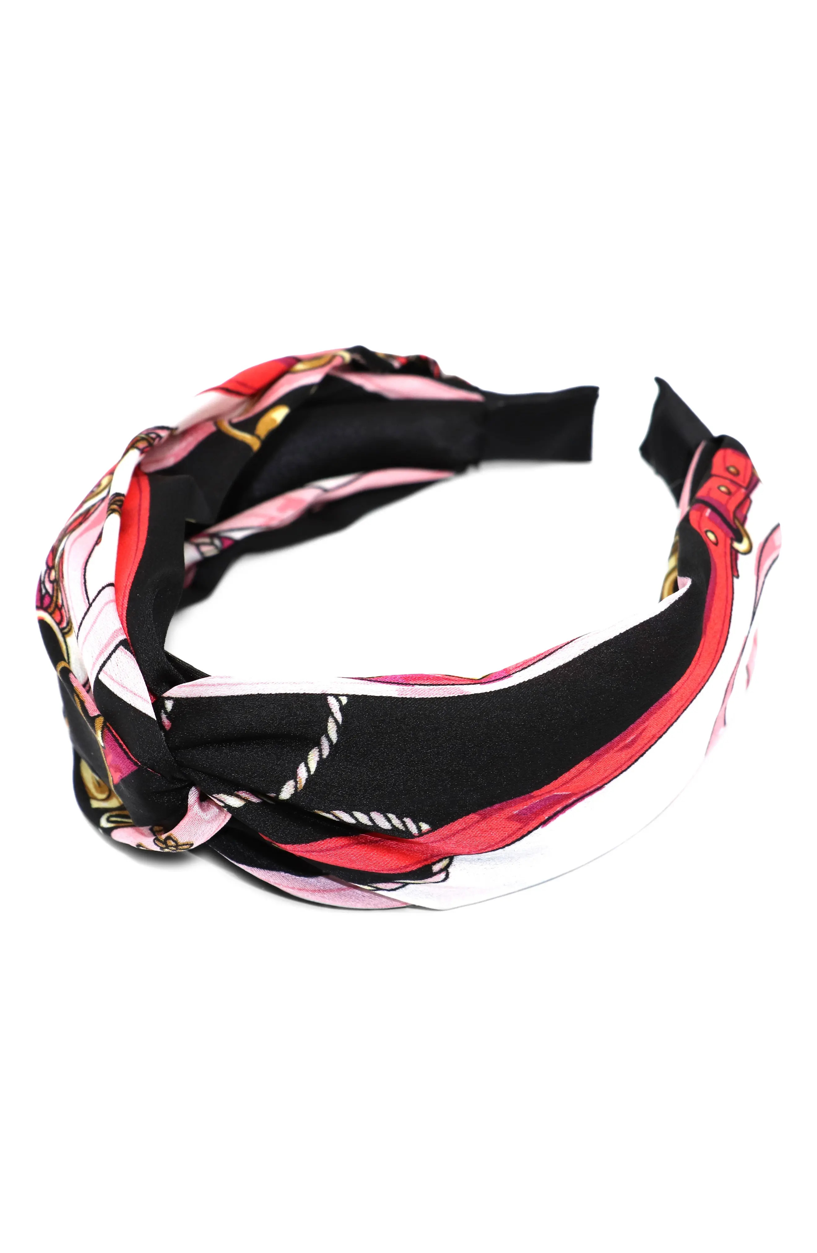 Tasha Knotted Scarf Headband, Size One Size - Pink | Nordstrom