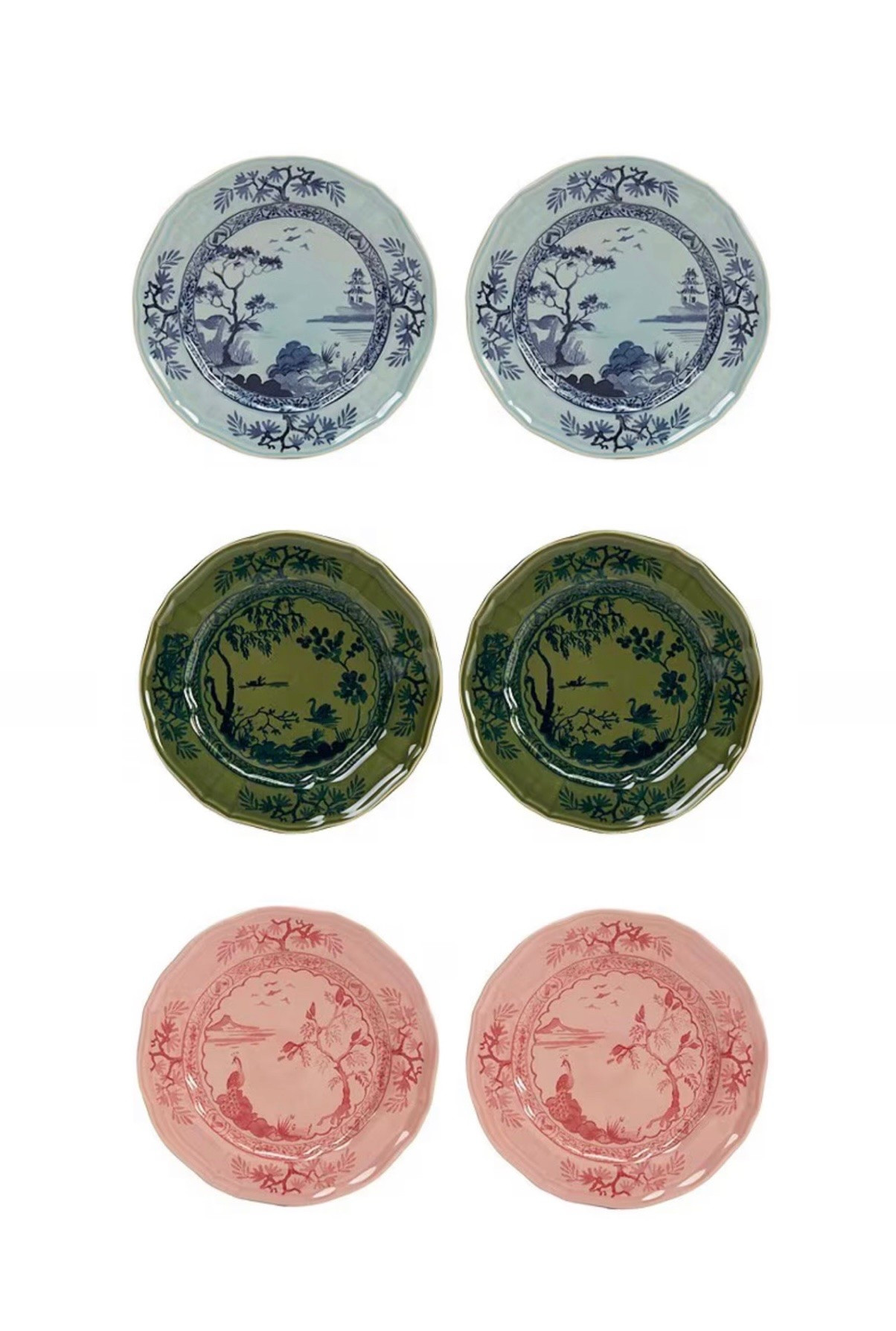 Love these accent plates! Set of 2 under $30!🩷 ginori dupe look for less