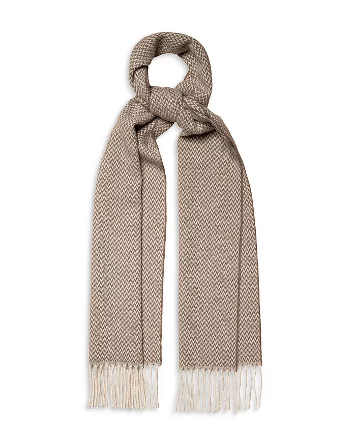 Herringbone Wool Scarf | Bloomingdale's (US)