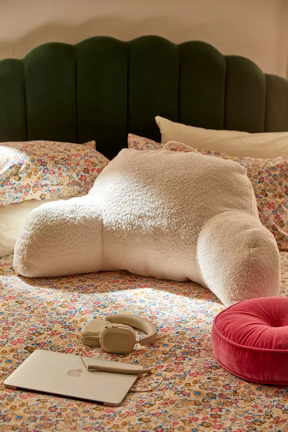 Cooper Boucle Boo Pillow | Urban Outfitters (US and RoW)