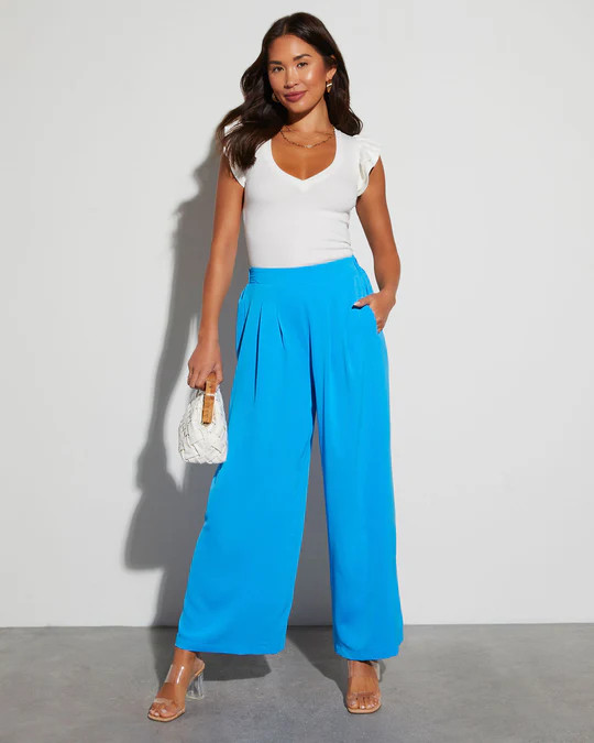 Banks Wide Leg Trouser Pants | VICI
