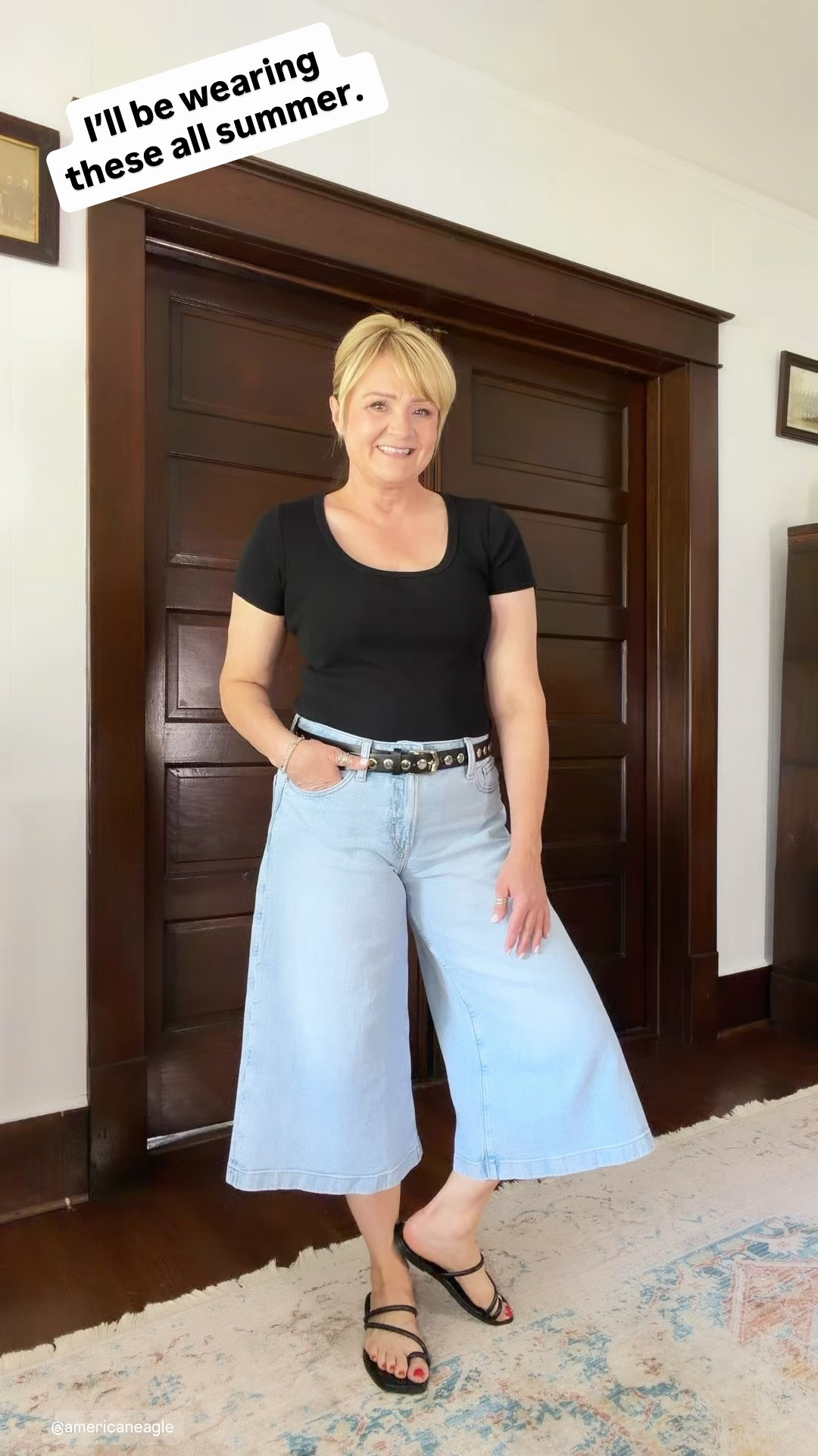 Cullottes?   Really?   Ok!  Wearing my true size!

#LTKootd #LTKOver40