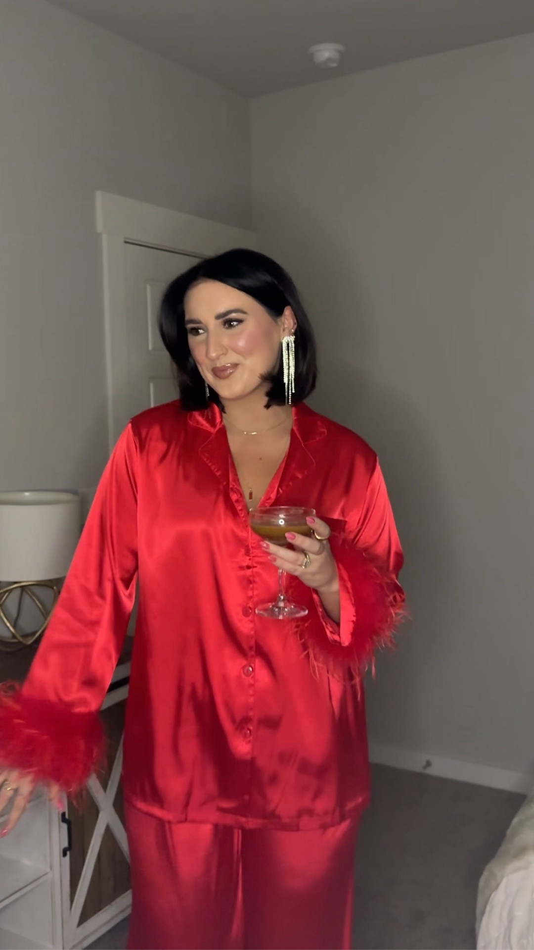 boujee pajamas on a budget ✨ these diy feather pajamas are super easy and got everything for under $50. Started off with the hobby lobby boas, then added the Amazon boa on top to make it extra fluffy. Hobby lobby link below:

 https://www.hobbylobby.com/wearable-art/fashion-accessories/feather-boas/red---marabou-feather-boa/p/24180?gad_source=1&gad_campaignid=22372698462&gbraid=0AAAAAC-IqNyZTIIudb2jGPEvTT0vWLaah&gclid=EAIaIQobChMIxLrpjbjAkQMVsSnUAR370CL0EAQYASABEgLRovD_BwE