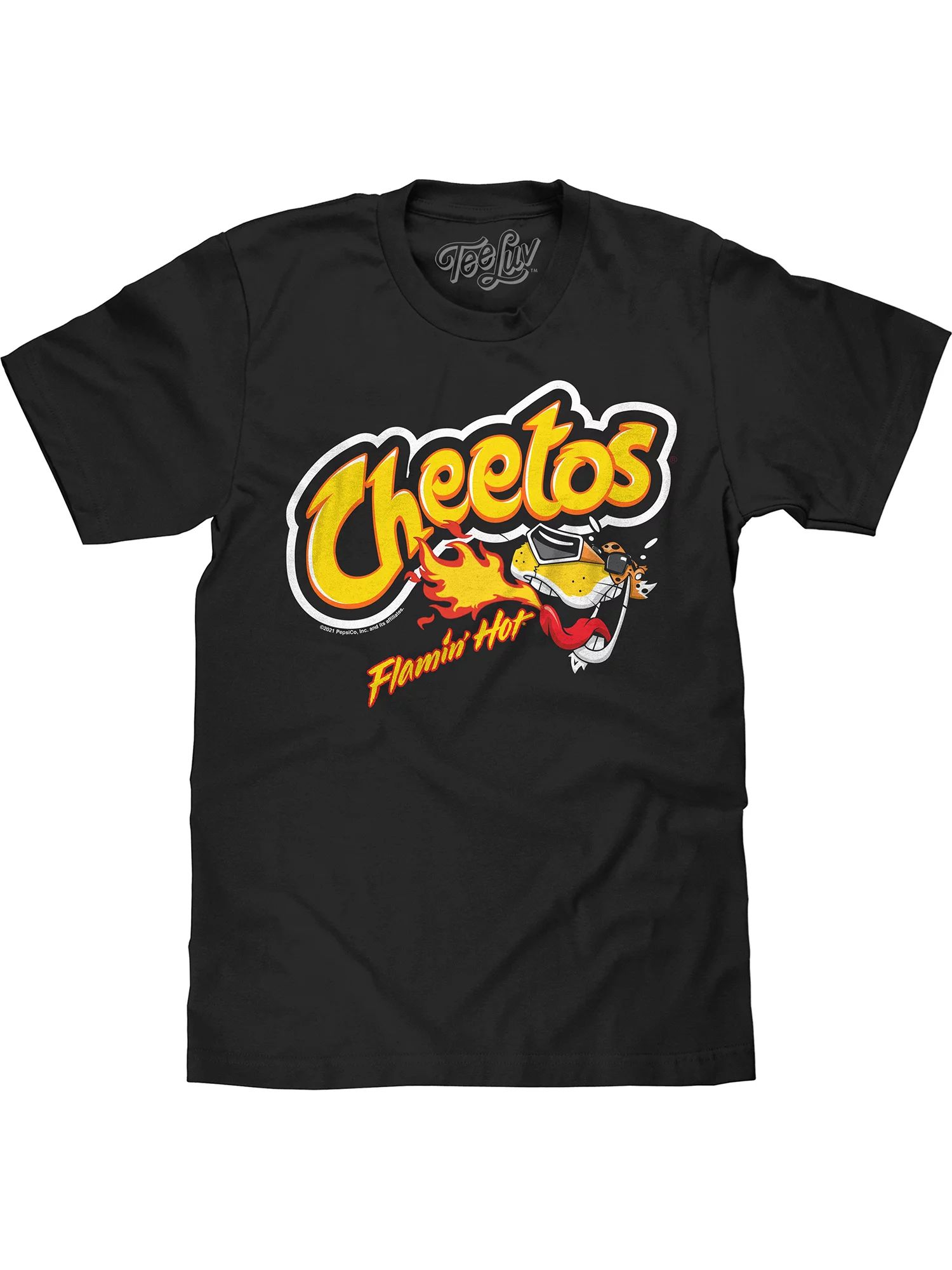 Tee Luv Men's Flamin' Hot Cheetos Snack Shirt | Walmart (US)