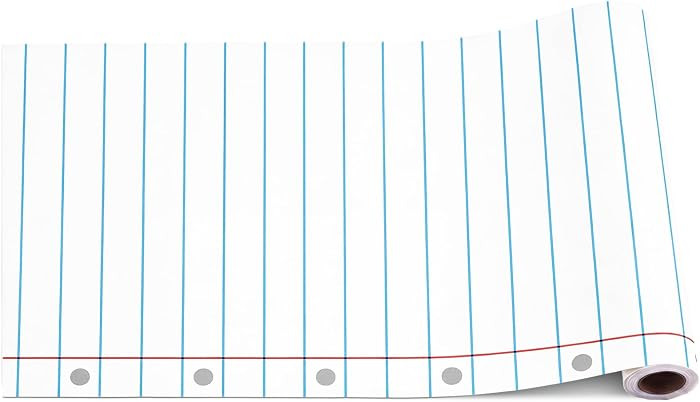 Fumete Notebook Back to School Paper Table Runner Roll, 25' Long x 16" Wide | Amazon (US)