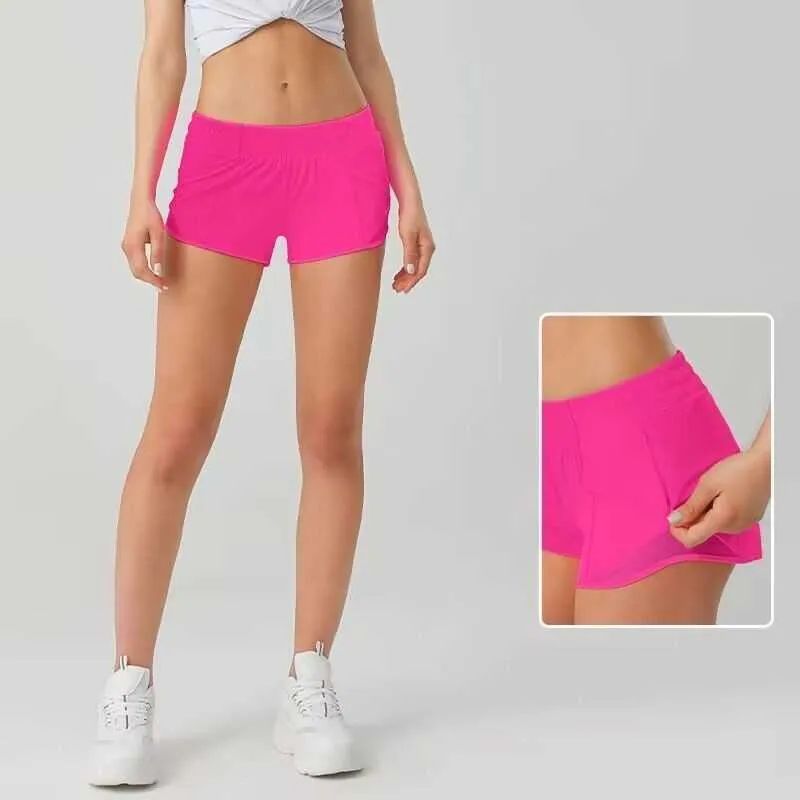 LL Summer Women Hotty Hot Shorts Yoga Shorts Outfits With Exercise Fitness Wear Short Pants Girls... | DHGate