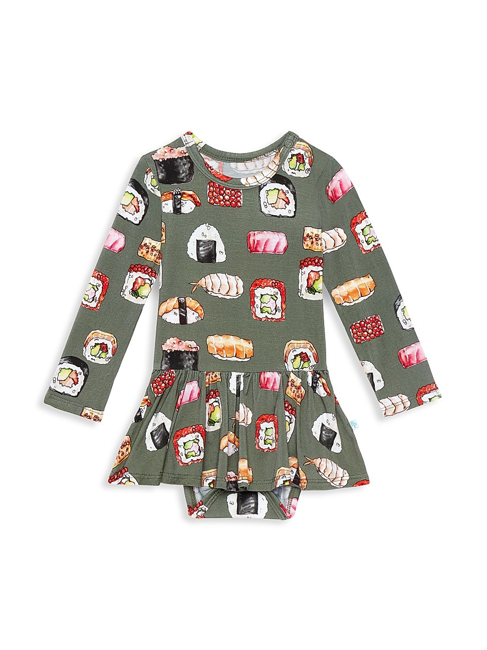 Posh Peanut Baby's & Little Girl's Sashimi Long Sleeve Basic Twirl Skirt Bodysuit - Sashimi Green -  | Saks Fifth Avenue