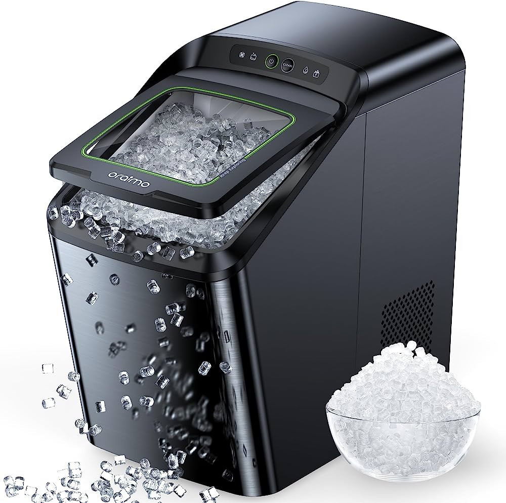 Oraimo Nugget Ice Maker, Ice Makers Countertop, 26 Lbs Chewable Ice per Day with 3Qt Water Reserv... | Amazon (US)