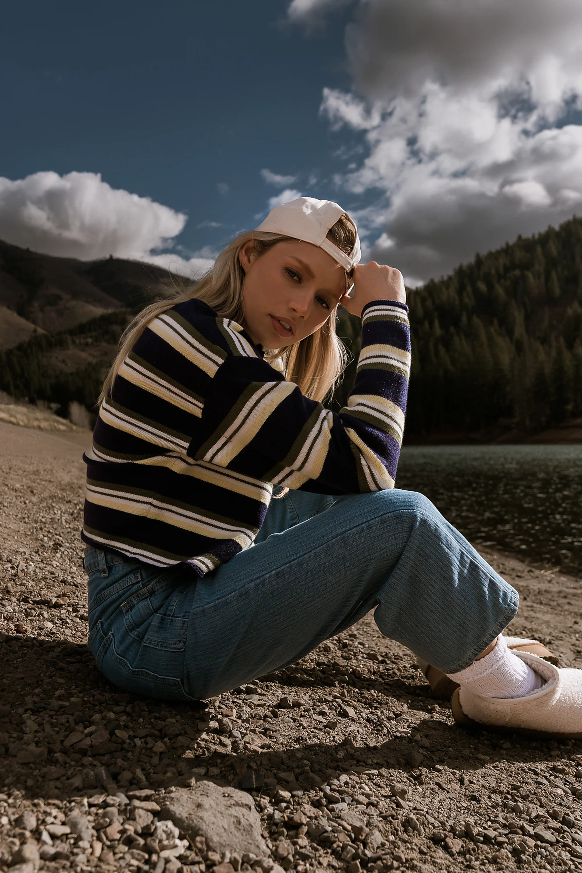 Baylor Striped Cardigan | Böhme US