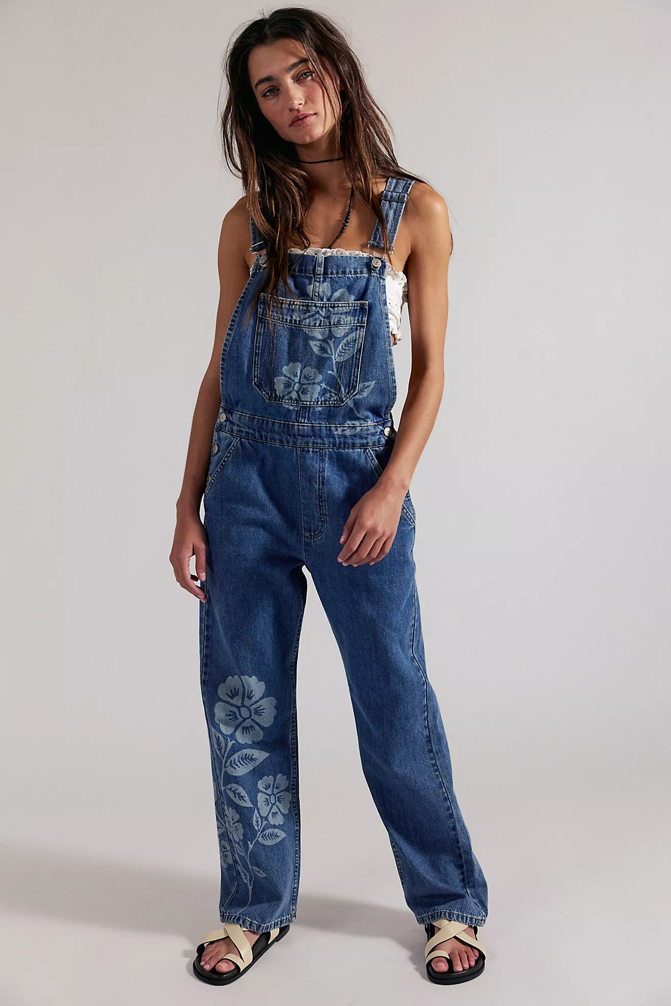 We The Free Ziggy Printed Overalls | Free People (Global - UK&FR Excluded)