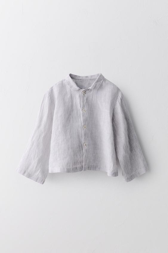 LIMITED EDITION 100% LINEN STRIPED SHIRT | Zara US