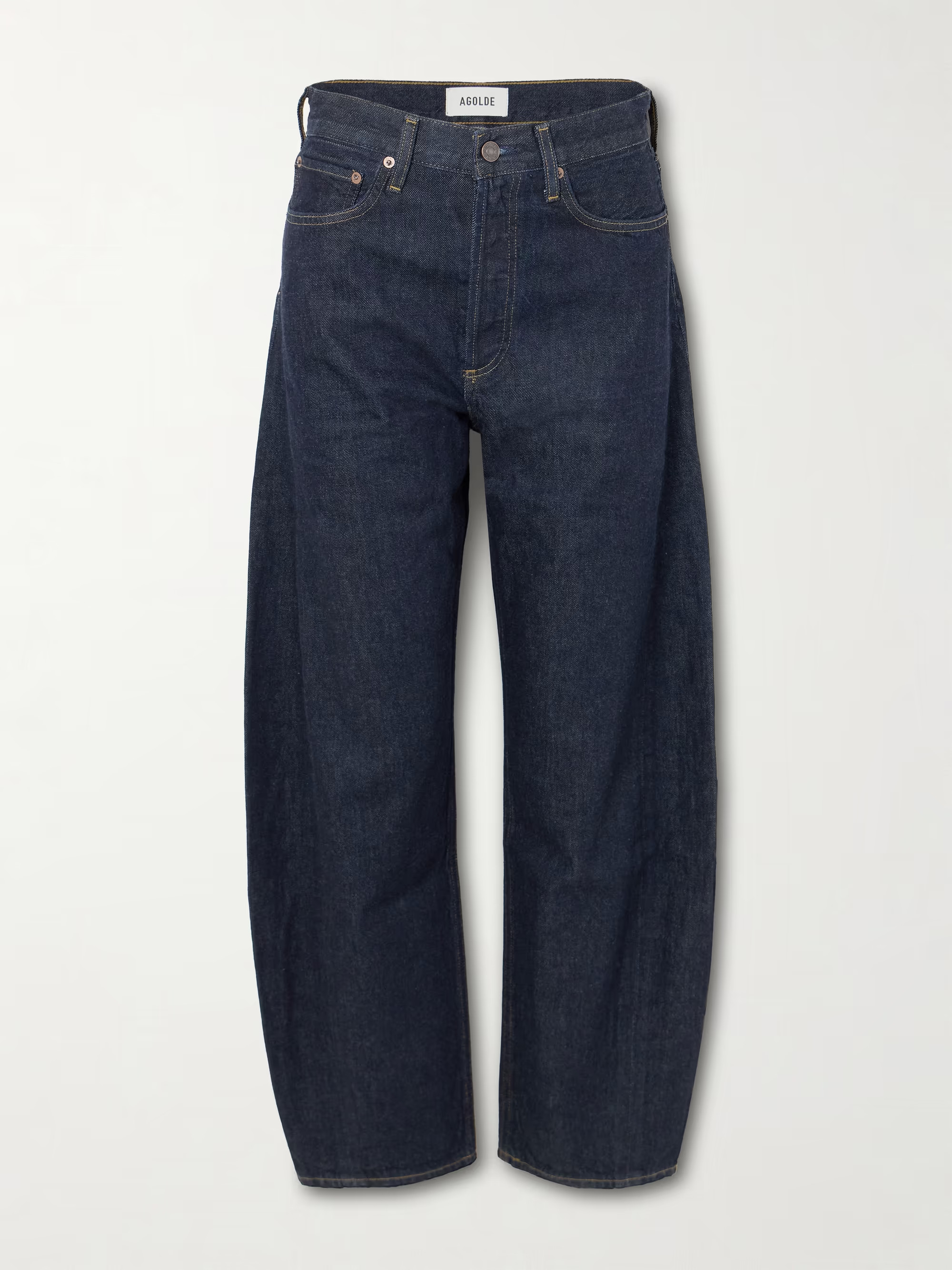 Luna Pieced high-waist tapered jeans | NET-A-PORTER (US)